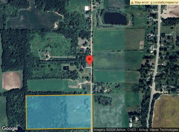  2900 N Riniel Rd, Lennon, MI Parcel Map