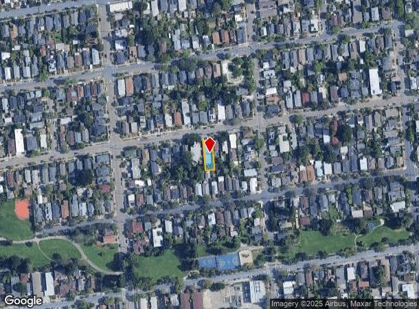  1632 Francisco St, Berkeley, CA Parcel Map