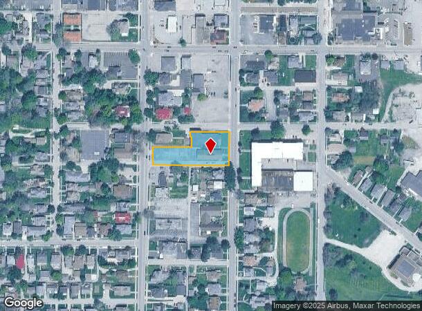  1329 Walnut St, New Castle, IN Parcel Map