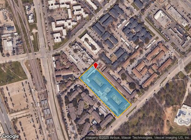  2555 Webb Chapel Ext, Dallas, TX Parcel Map