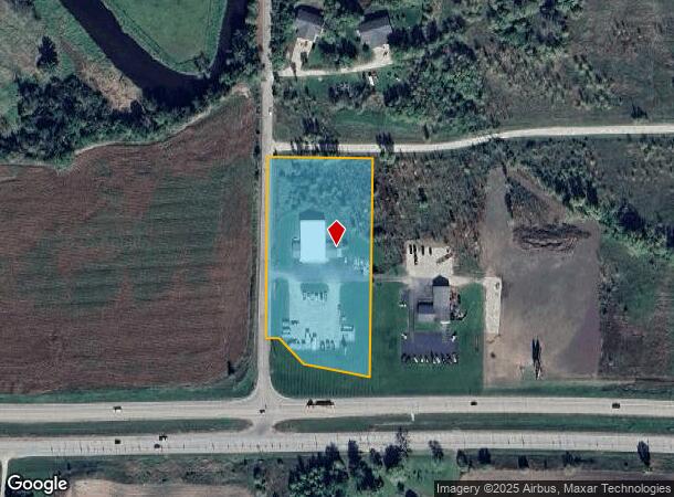 N2266 Reek Rd, Weyauwega, WI Parcel Map