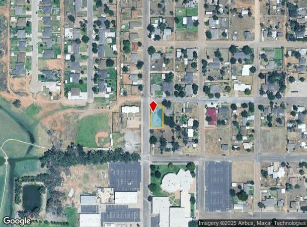  711 10Th St, Abernathy, TX Parcel Map