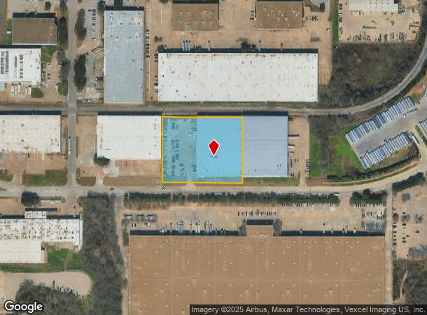 3715 Avenue E E, Arlington, TX Parcel Map