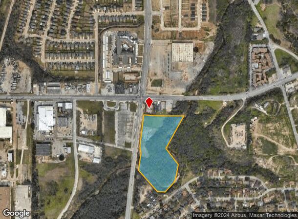  3107 S Riverside Dr, Fort Worth, TX Parcel Map