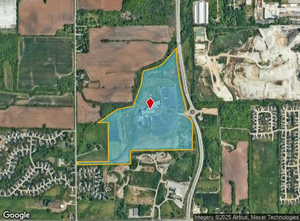  1500 Mutual Way, Neenah, WI Parcel Map