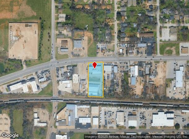  1124 W Division St, Arlington, TX Parcel Map