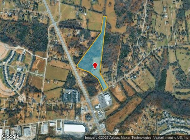  6505 Hickory Ridge Rd, Lebanon, TN Parcel Map