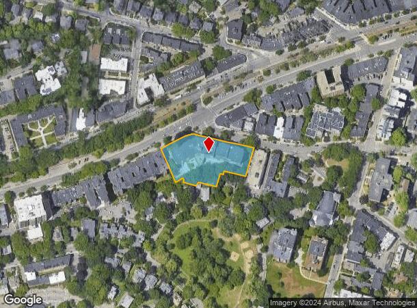  1443 Beacon St, Brookline, MA Parcel Map