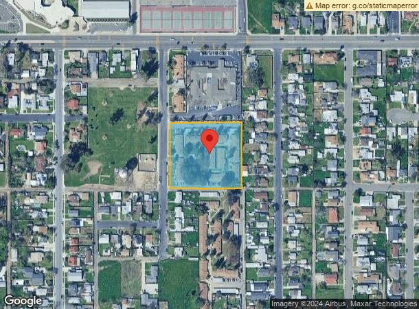  1501 N Brown St, Hanford, CA Parcel Map