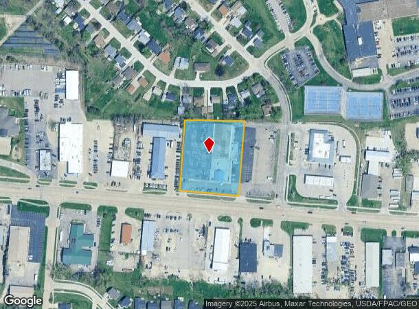 1500 20Th St Sw, Cedar Rapids, IA Parcel Map