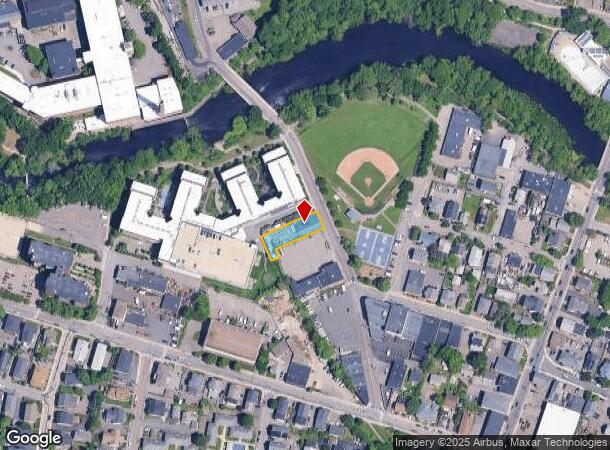  153 Elm St, Waltham, MA Parcel Map
