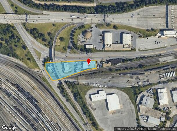 1101 Frankfurst Ave, Curtis Bay, MD Parcel Map