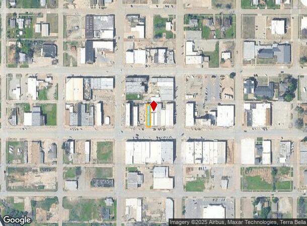 112 E Broadway St, Cushing, OK Parcel Map