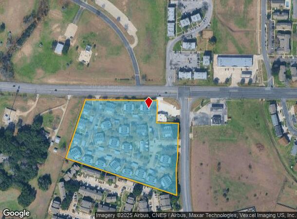 1101 N Twin Creek Dr, Killeen, TX Parcel Map