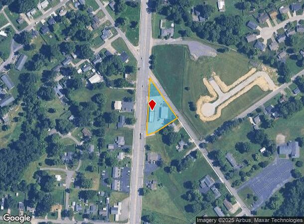  1492 Market St, Charlestown, IN Parcel Map