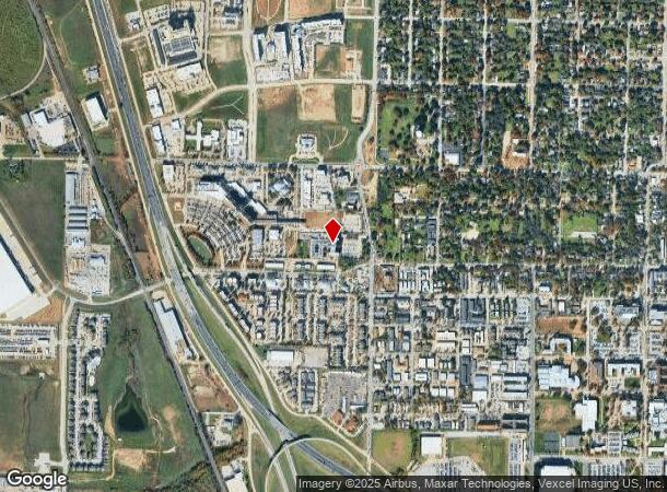 205 N Bonnie Brae St, Denton, TX Parcel Map