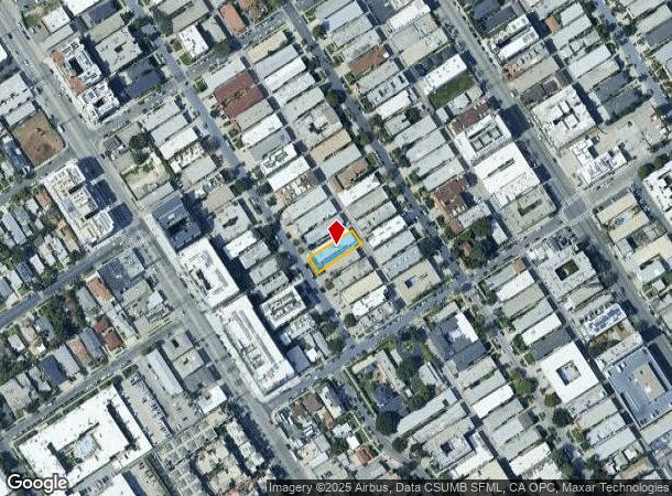 3662 Keystone Ave, Los Angeles, CA Parcel Map
