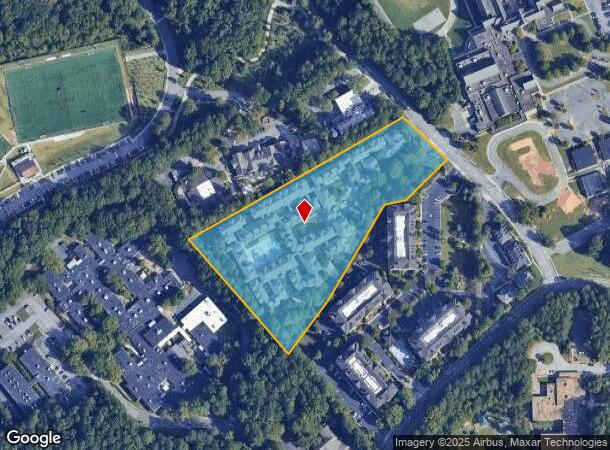  4580 Barclay Dr, Atlanta, GA Parcel Map