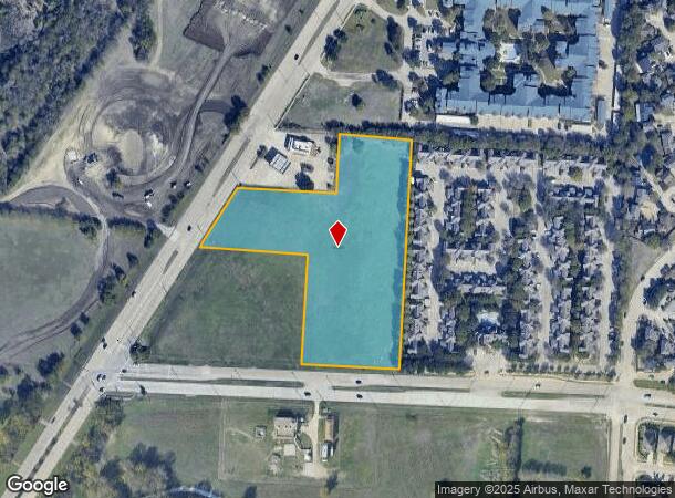  S Greenville Ave, Allen, TX Parcel Map