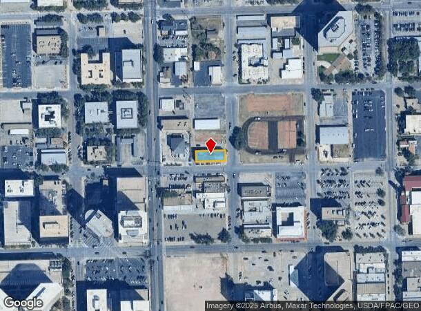  401 N Colorado St, Midland, TX Parcel Map