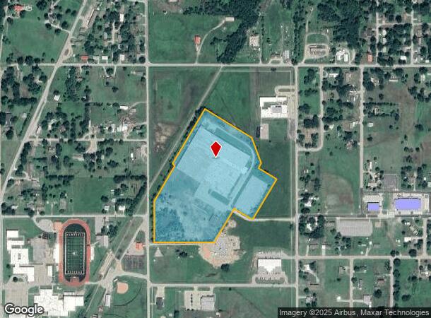  1901 Boundary Ave, Pawhuska, OK Parcel Map