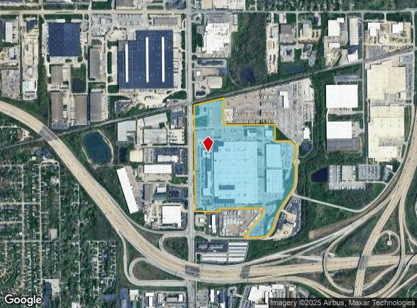  2525 N Shadeland Ave, Indianapolis, IN Parcel Map