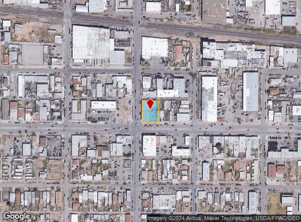  3601 Alameda Ave, El Paso, TX Parcel Map