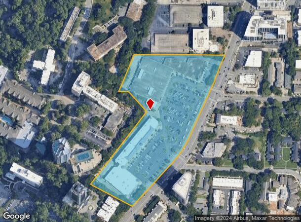  2900 Peachtree Rd Nw, Atlanta, GA Parcel Map