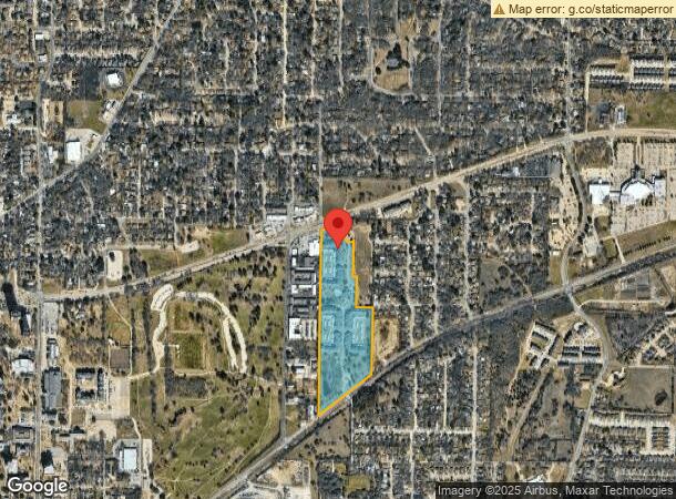  1400 E University Dr, Denton, TX Parcel Map