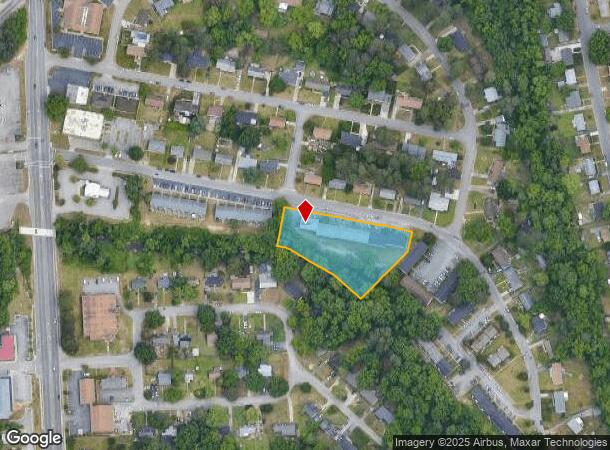 201 New Castle Dr, Colonial Heights, VA Parcel Map