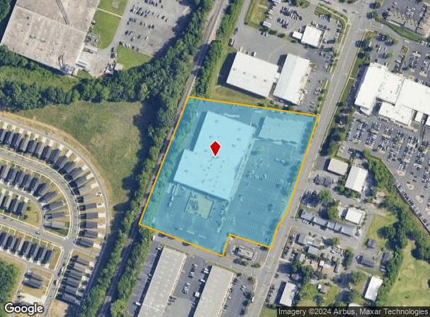  601 N Polk St, Pineville, NC Parcel Map