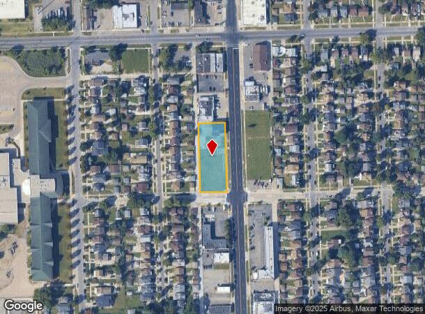 7845 Schaefer Rd, Dearborn, MI Parcel Map