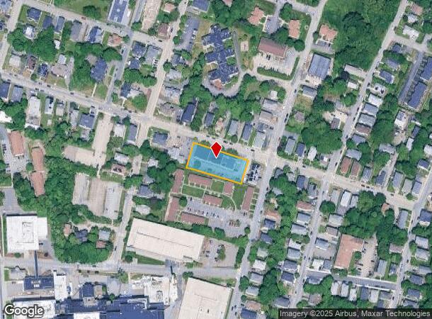  38 Catharine St, Worcester, MA Parcel Map