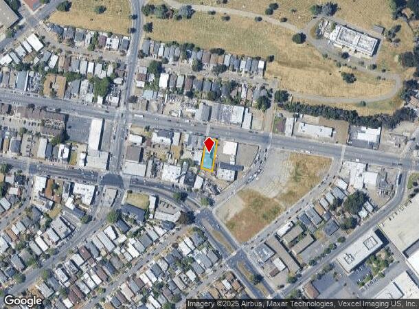 6663 Foothill Blvd, Oakland, CA Parcel Map