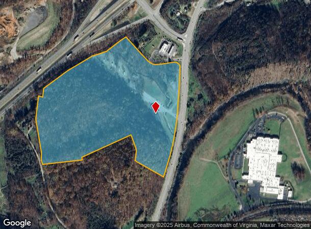  5753 W Main St, Salem, VA Parcel Map