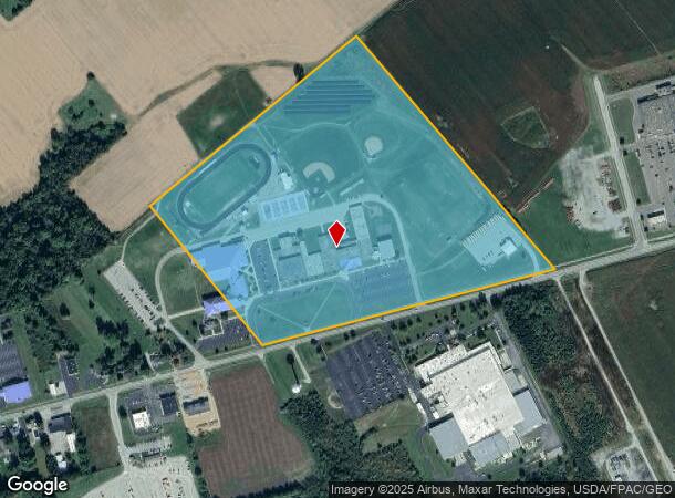 951 Cherry St, Blanchester, OH Parcel Map