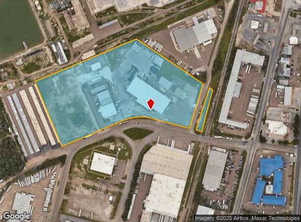  1402 Industrial Blvd, Laredo, TX Parcel Map