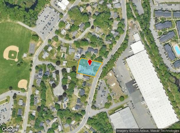 1454 Concord St, Framingham, MA Parcel Map