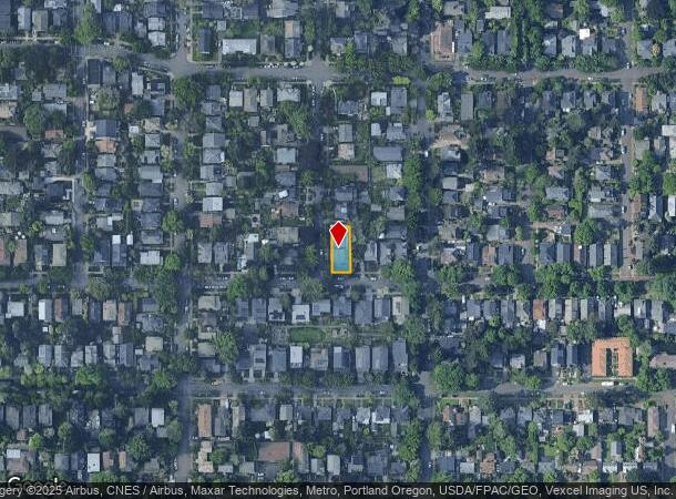  2838 Se 35Th Pl, Portland, OR Parcel Map