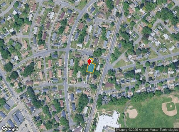  19 Baldwin St, Springfield, MA Parcel Map