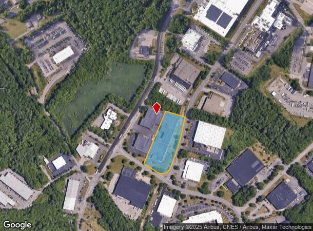 50 John Hancock Rd, Taunton, MA Parcel Map