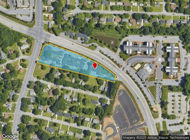 1359 N University Pkwy, High Point, NC Parcel Map