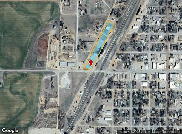 128 Main St, Kiowa, KS Parcel Map
