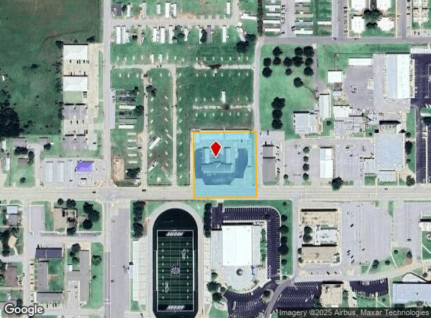  301 W Davis Ave, Weatherford, OK Parcel Map