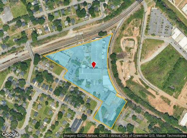  10 Gates St, Greenville, SC Parcel Map