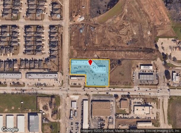 1297 Justin Rd, Lewisville, TX Parcel Map