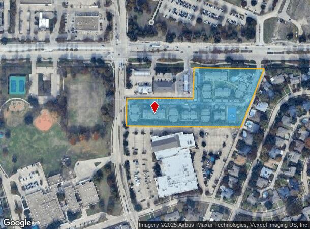 601 W Renner Rd, Richardson, TX Parcel Map