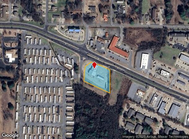 1655 Dave Ward Dr, Conway, AR Parcel Map