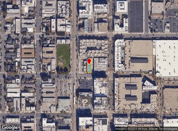  129-131 W 5Th St, Long Beach, CA Parcel Map