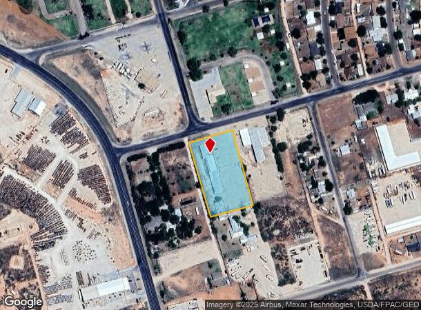  1209 Sw Avenue Ave E, Andrews, TX Parcel Map